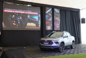 La presentación de la Chevrolet Montana se hizo en Quinta La Mirá, en Puembo. Foto: Chevrolet